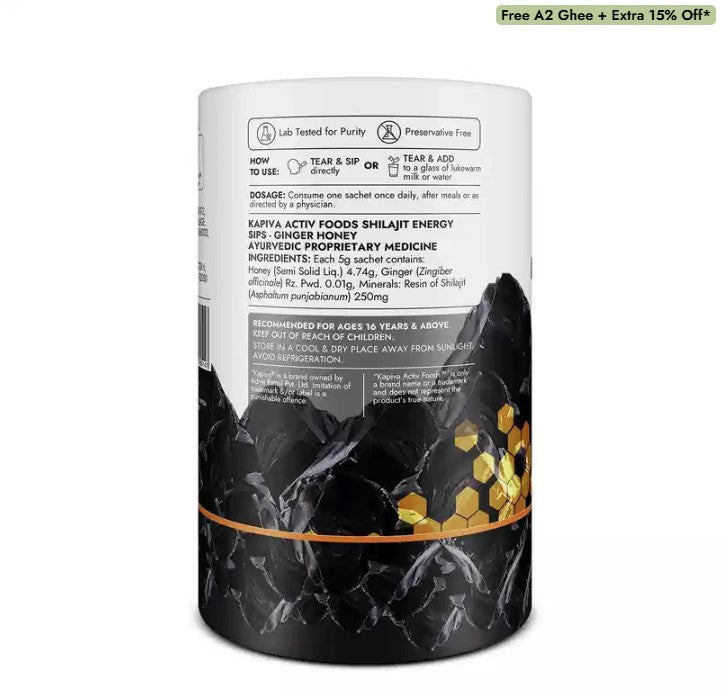 Shilajit Energy Sips
