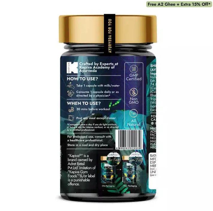 Shilajit Gold Capsules - 60 Caps