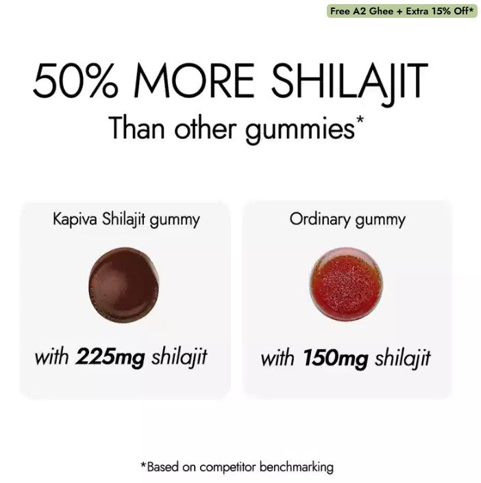 Shilajit Energy Gummies