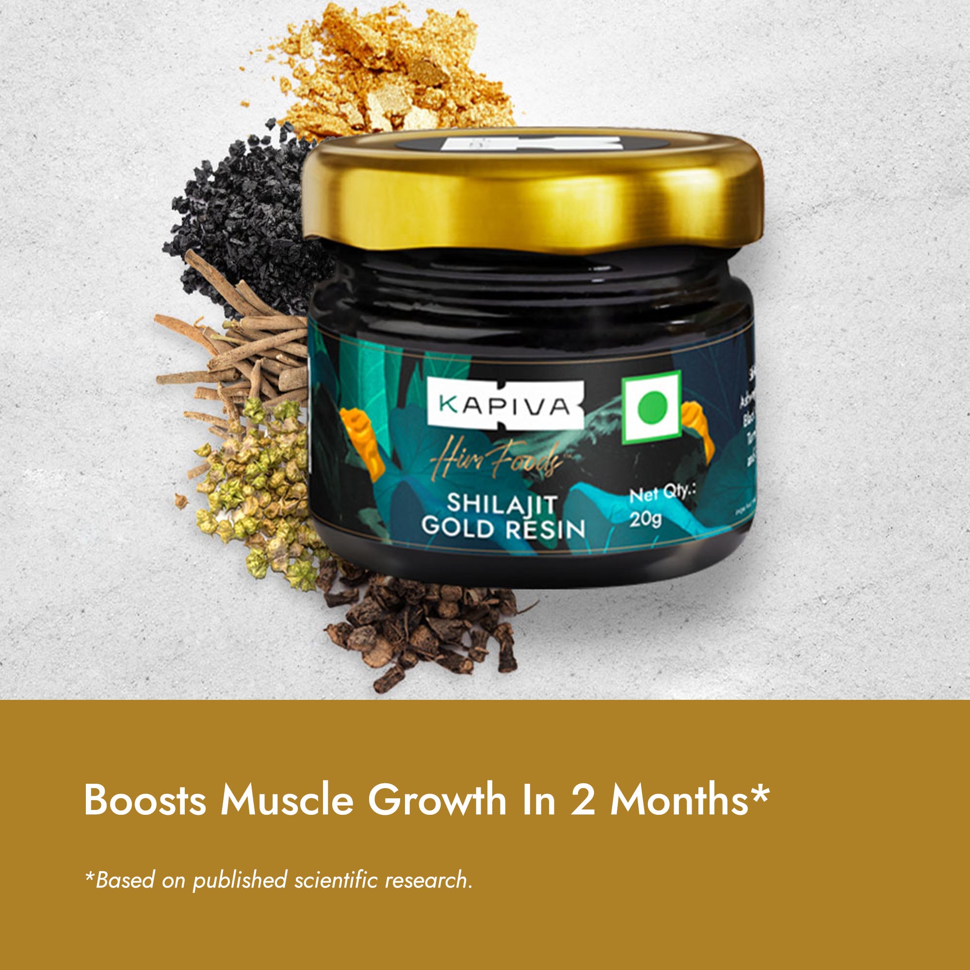 1. Shilajit Gold Resin 20g